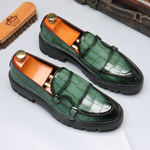 Croc Buckle Comfort Loafers