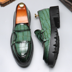 Croc Buckle Comfort Loafers