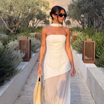 Sophia Brennan | Asymmetrical Maxi Dress For Women
