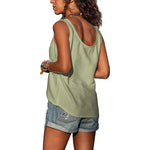Relaxed Ibiza Style Sleeveless Top