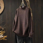 V|C - Relaxed Mock Neck Knit Sweater Ruthie