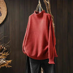 V|C - Relaxed Mock Neck Knit Sweater Ruthie