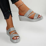 Sorrel | The Woven Wedge Mule