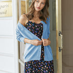Zeagoo Women's Button Down Crochet Sweater Cardigan