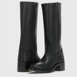 PIPPA | WOMEN'S LEATHER KNEE-HIGH BOOTS WITH HEELS