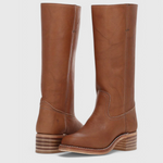 PIPPA | WOMEN'S LEATHER KNEE-HIGH BOOTS WITH HEELS