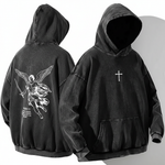 Ravenshade Psalm 91:11 Washed Cotton Hoodie