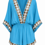 Tara Walker | Boho Print Playsuit For Women