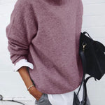 V|C - Soft Crewneck Pullover Sweater Rose
