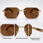 Mercer Rimless Verge Sunglasses
