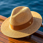 Giovanni Straw Wide-Brim Hat