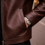 Pure Leather Zip Jacket