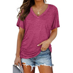 Sophia | V-Neck Batwing Shirt