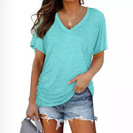Sophia | V-Neck Batwing Shirt