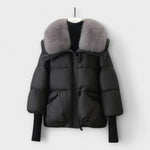 Lucyna – Elegant Jacket with Faux Fur