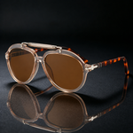 Valeria Tortoise Aviator Sunglasses