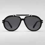 Valeria Tortoise Aviator Sunglasses