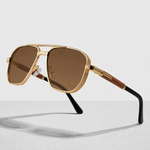 Wellington Square Alloy Sunglasses