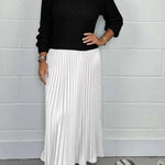 Claudia™ | Maxi Dress with Pleated Skirt