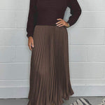 Claudia™ | Maxi Dress with Pleated Skirt