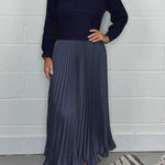 Claudia™ | Maxi Dress with Pleated Skirt