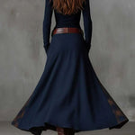 Leonora™ | Vintage Suede Check Dress (Includes Belt)