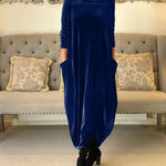 Eliza™ | Relaxed Velvet Dress