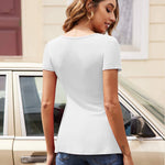 V Neck Tunic Tops - Zeagoo (Us Only)