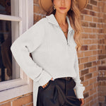 Zeagoo Long Sleeve Oversized Knit Sweater Tops