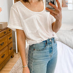 Zeagoo Women's Chest Pocket T Shirt Blouses Tops