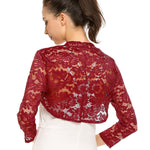 Zeagoo Women's Bolero Shrugs Crochet Lace Open Cardigan