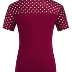 Zeagoo Women's Casual Tie Neck Tunic Blouse Tops