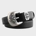 Women's fashionable and versatile carved belt