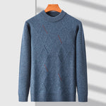 Men's 100% Merino Wool Sweater | Ultra Soft Diamond-Knit Comfort