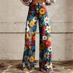 Women's Cotton Blend High-Waist Flared Jeans | Bold Modern Style Statement