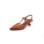 Women's Genuine Leather Slingback Heels | Comfortable All-Day Wear