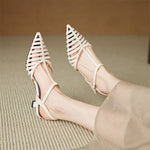 Women's Genuine Leather Slingback Heels | Comfortable All-Day Wear