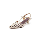 Women's Genuine Leather Slingback Heels | Comfortable All-Day Wear
