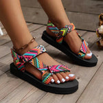 Women's Handmade Colorful Rope Sandals | Vibrant Lightweight Beach Essential