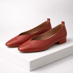 Women's Italian Leather Black Pumps | Elegant All-Day Comfort Style