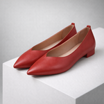 Women's Italian Leather Block Heel Pumps | All-Day Comfort Fit