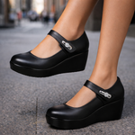 Women's Italian Leather Platform Shoes | Refined All-Day Comfort Design