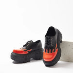 Women's Leather Punk Sneakers | Bold Platform Design for All-Day Comfort