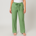 Women's Linen Cotton Blend Pants | Lightweight Breathable Summer Essential