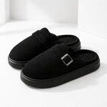Women's Plush Cotton Mule Slippers | Soft Touch Comfort for All-Day Wear