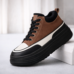 Women's Premium Leather Platform Sneakers | Stylish All-Day Comfort Fit