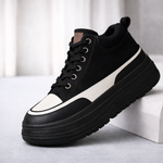 Women's Premium Leather Platform Sneakers | Stylish All-Day Comfort Fit