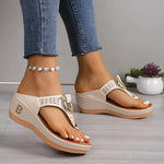 Women's Premium Leather Slip-On Sandals | Elevated All-Day Comfort Style
