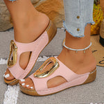 Women's Premium Leather Slip-On Sandals | Elevated Comfort Style
