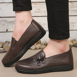 Women's Premium Leather Slip-On Shoes | All-Day Comfort Fit